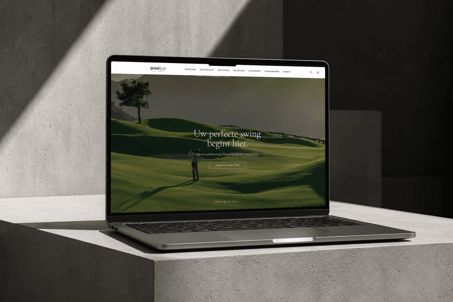 Van Ginkel Golf website project